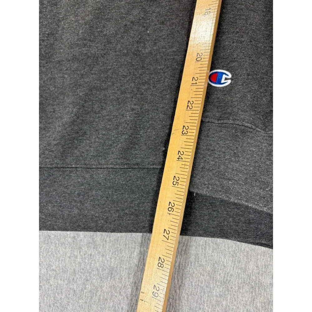 LSU Tigers‎ Stitched Logo 1/4 Zip Pullover Sweatshirt (Men's Large) Gray - Picture 6 of 11